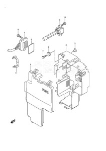 Outboard DF 250 drawing Rectifier/Ignition Coil