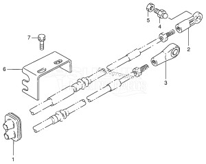 DT40 From 04003K-421001 ()  2004 drawing REMOCON CABLE HOLDER (DT40WR)