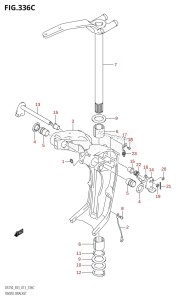 DF225Z From 22503Z-310001 (E03)  2013 drawing SWIVEL BRACKET (DF225T:E03:(X-TRANSOM,XX-TRANSOM))