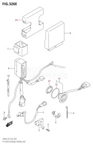 DF60A From 06002F-040001 (E01 E40)  2020 drawing PTT SWITCH /​ ENGINE CONTROL UNIT (DF60A:E01,DF60ATH:E01)