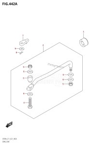 DF80A From 08002F-140001 (E01 E40)  2021 drawing DRAG LINK (DF70A,DF80A,DF90A,DF100B)