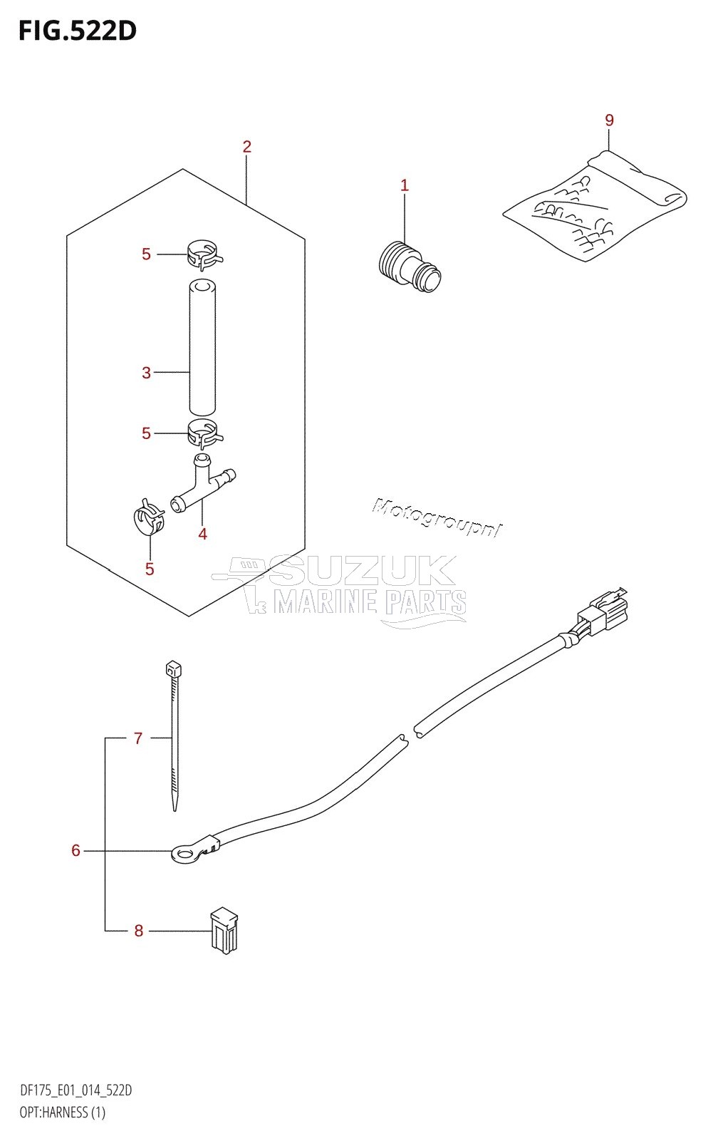 OPT:HARNESS (1) (DF150TG:E40)