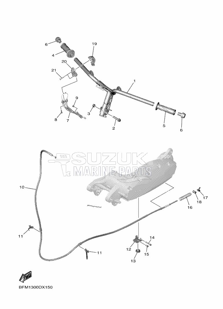 STEERING HANDLE & CABLE