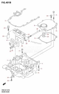 DF40A From 04004F-110001 (E34-Italy)  2011 drawing ENGINE HOLDER (DF40AQH,DF40AT,DF50AT,DF50ATH,DF60AQH,DF60AWQH)