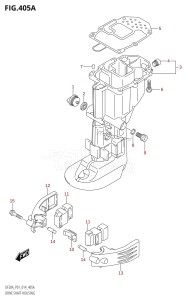 DF20A From 02002F-410001 (P01)  2014 drawing DRIVE SHAFT HOUSING