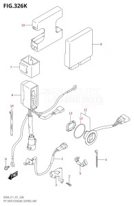 06003F-140001 (2021) 60hp E11-Gen. Export 2 (DF60AVT  DF60AVT_   DF60AVT   DF60AVTH  DF60AVTH_   DF60AVTH) DF60A drawing PTT SWITCH / ENGINE CONTROL UNIT (SEE NOTE)