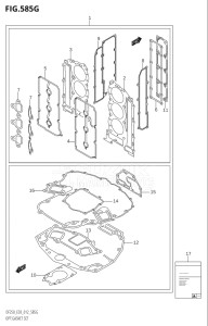 25003Z-210001 (2012) 250hp E03-USA (DF250Z) DF250Z drawing OPT:GASKET SET (DF250ST:E03)