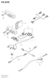 DF70 From 07001F-861001 (E01)  1998 drawing OPT:HARNESS (2) (K8,K9)