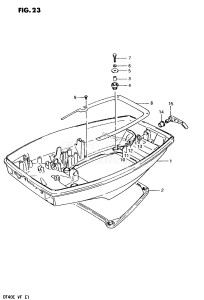 DT40 From 04003-401001 ()  1984 drawing LOWER COVER