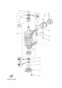 E60HMHDL drawing CRANKSHAFT--PISTON