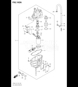 08002F-810001 (2018) 80hp E01 E40-Gen. Export 1 - Costa Rica (DF80AT) DF80A drawing FUEL VAPOR SEPARATOR (E01)