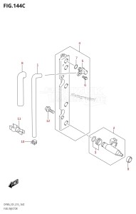 DF80A From 08002F-710001 (E03)  2017 drawing FUEL INJECTOR (DF70ATH:E01)