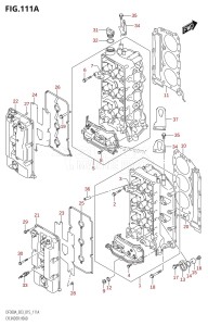 DF300A From 30002P-510001 (E03)  2015 drawing CYLINDER HEAD