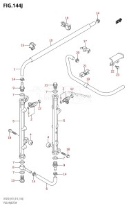 DF200Z From 20002Z-310001 (E01 E40)  2013 drawing FUEL INJECTOR (DF250T:E01)