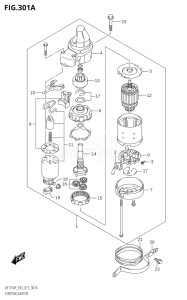 15003P-710001 (2017) 150hp E03-USA (DF150AP) DF150AP drawing STARTING MOTOR