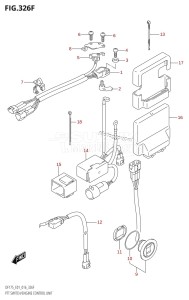 DF175ZG From 17502Z-610001 (E01 E40)  2016 drawing PTT SWITCH /​ ENGINE CONTROL UNIT (DF150Z:E40)