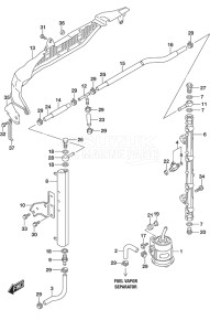 Outboard DF 150 drawing Fuel Injector