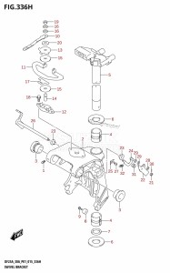 DF25A From 02504F-510001 (P01)  2015 drawing SWIVEL BRACKET (DF30ATH:P01)