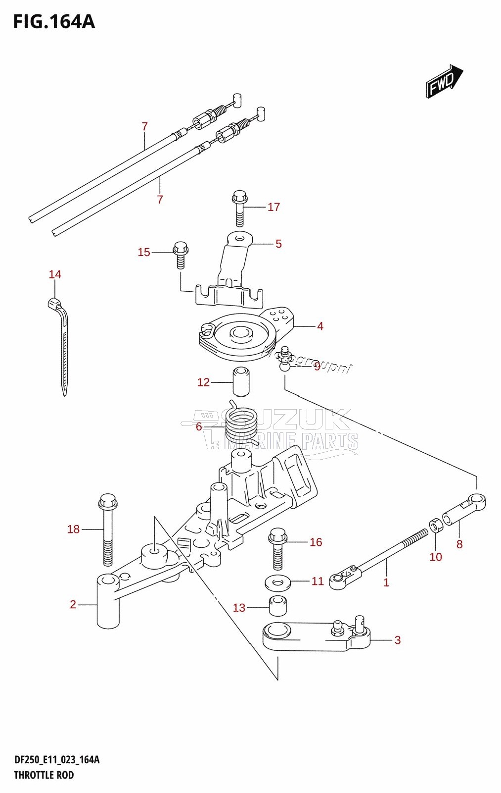 THROTTLE ROD