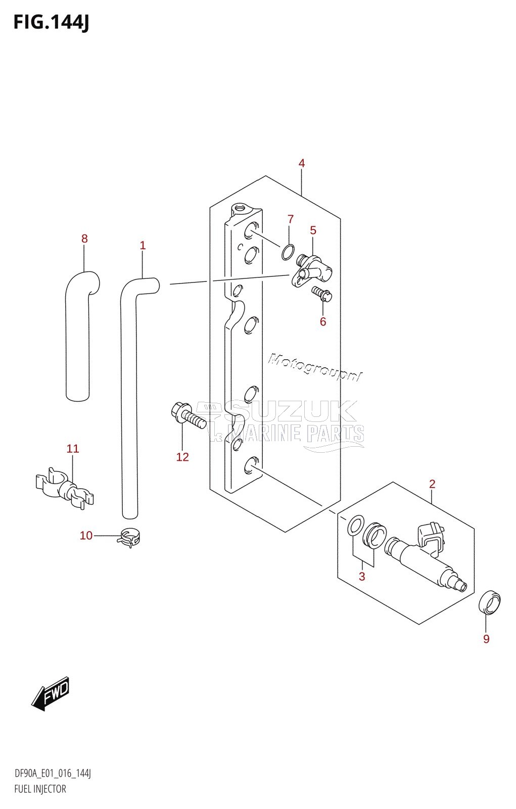 FUEL INJECTOR (DF90ATH:E01)