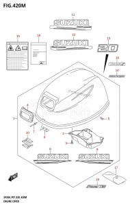 DF20A From 02002F-040001 (P01)  2020 drawing ENGINE COVER (DF20AT,DF20ATH)