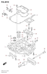 DF70A From 07003F-510001 (E01 E40)  2015 drawing ENGINE HOLDER (DF70ATH:E40)