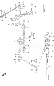 Outboard DF 175 drawing Clutch Shaft (Model: TG/ZG)