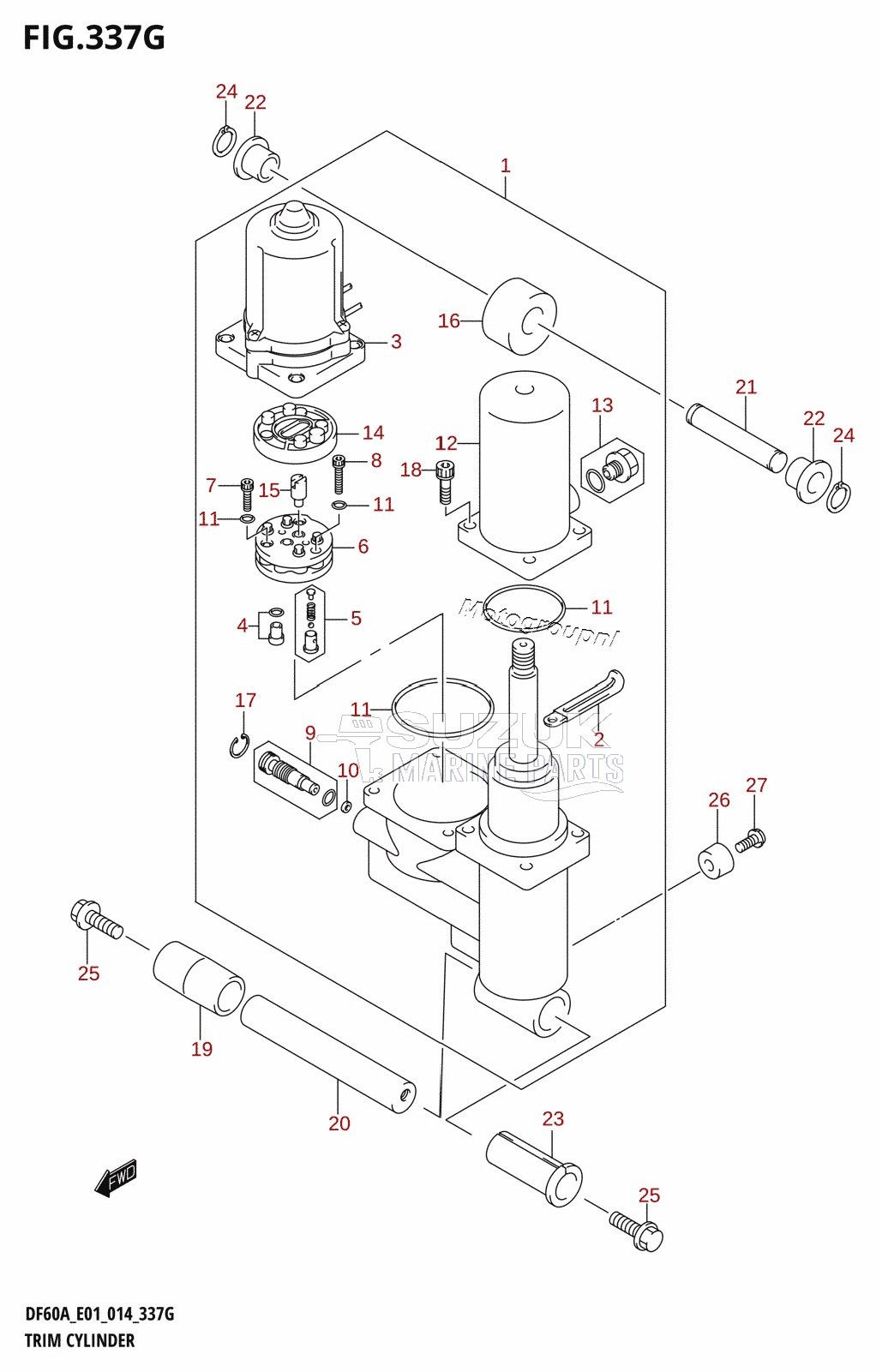 TRIM CYLINDER (DF60A:E40)