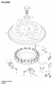 DF140BG From 14004F-440001 (E11 - E40)  2024 drawing MAGNETO