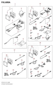 DF250Z From 25003Z-510001 (E40)  2015 drawing OPT:MULTI FUNCTION GAUGE