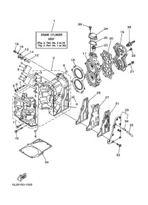 25N drawing CYLINDER--CRANKCASE