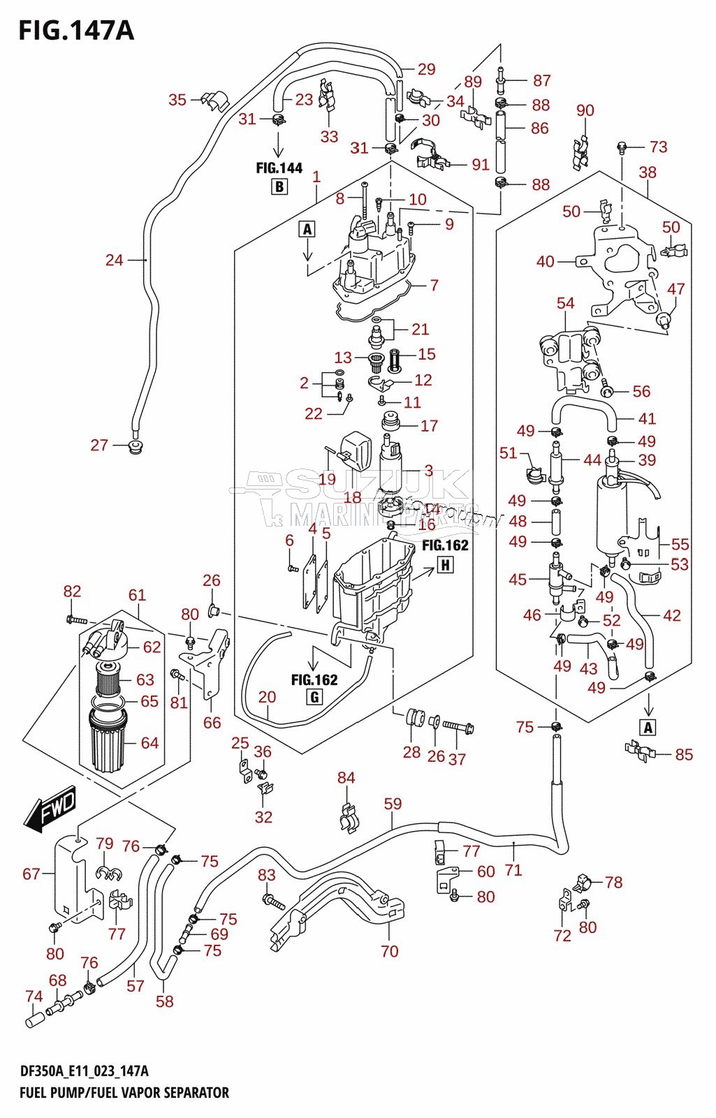 FUEL PUMP /​ FUEL VAPOR SEPARATOR (E01,E03,E11)