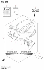 DF30A From 03003F-440001 (P01 - P40)  2024 drawing ENGINE COVER (DF30A,DF30AR,DF30AQ,DF30AT,DF30ATH)