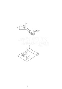 Outboard DF 20A drawing Remocon Cable Electric Starter