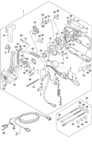 Outboard DF 20A drawing Remote Control w/Power Tilt