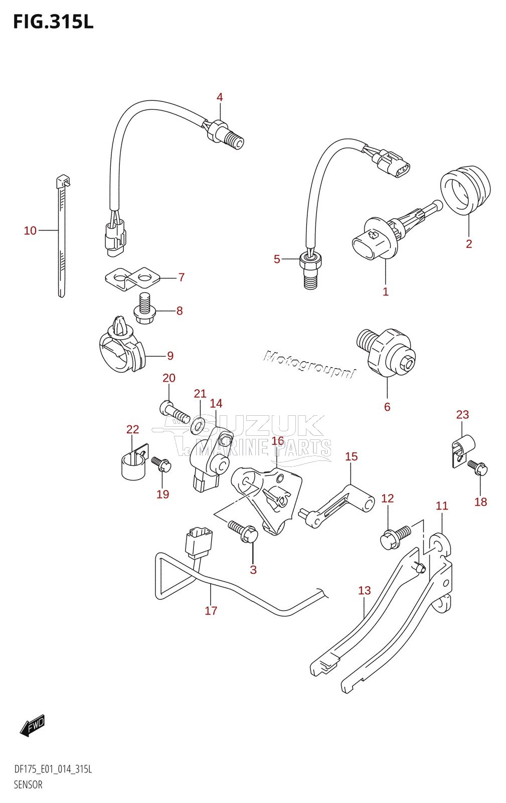 SENSOR (DF175TG:E01)