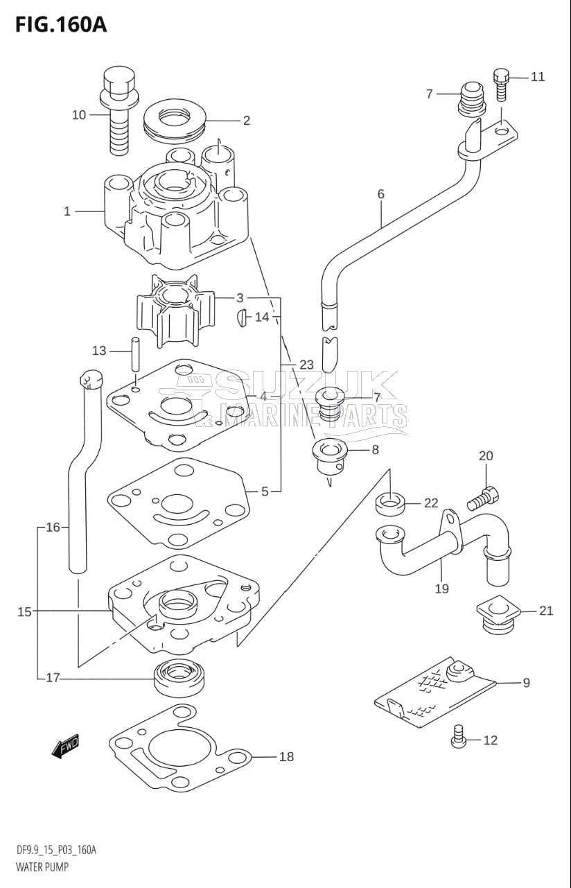 WATER PUMP (K4,K5,K6)