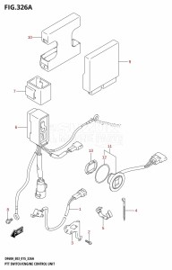 DF50A From 05004F-510001 (E03)  2015 drawing PTT SWITCH /​ ENGINE CONTROL UNIT (DF40A:E03)