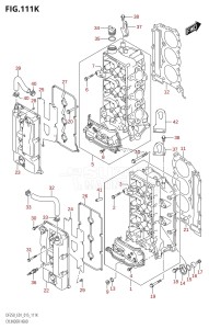 DF250Z From 25003Z-510001 (E01 E40)  2015 drawing CYLINDER HEAD (DF250T:E40)