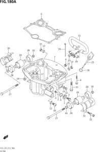 02503F-410001 (2014) 25hp E03-USA (DF25  DF25A    DF25AT    DF25ATH    DF25Q  DF25R) DF25 drawing OIL PAN