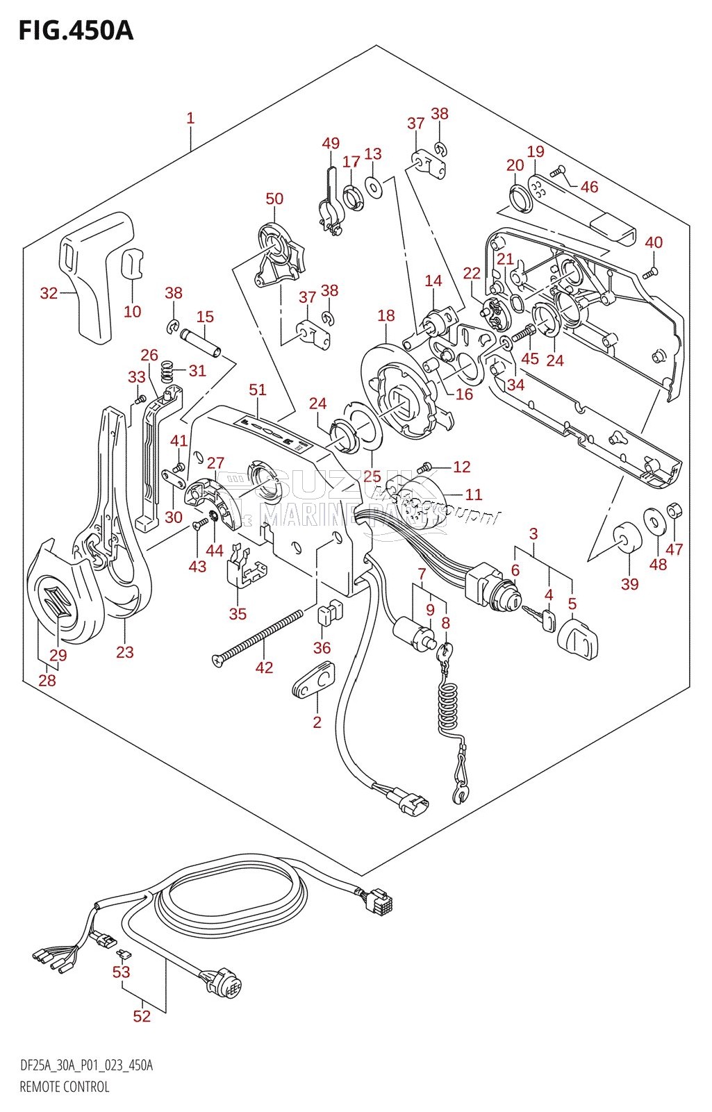 REMOTE CONTROL (DF25AR:021,DF30AR:(020,021))