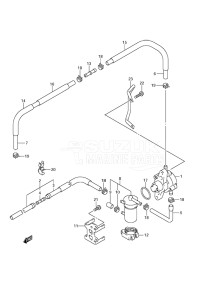 Outboard DF 175 drawing Fuel Pump