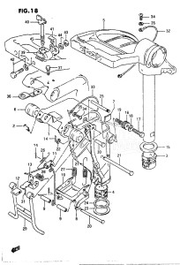 DT9.9C From 00994-801001 ()  1988 drawing SWIVEL BRACKET