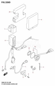 DF40A From 04003F-610001 (E01 E34)  2016 drawing PTT SWITCH /​ ENGINE CONTROL UNIT (DF40AST:E34)