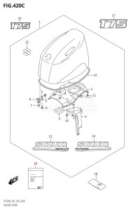 DF150AZ From 15003Z-040001 (E01 E40)  2020 drawing ENGINE COVER (DF175AT:E01,DF175AZ:E01)