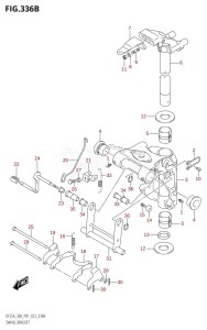 DF30A From 03003F-140001 (P01 P40)  2021 drawing SWIVEL BRACKET (DF25AR,DF30AR)