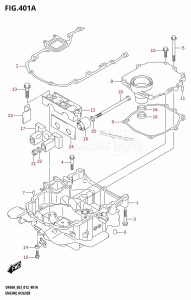 DF60A From 06002F-210001 (E03)  2012 drawing ENGINE HOLDER (DF40A:E03)