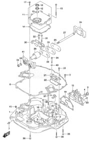 Outboard DF 250AP drawing Engine Holder