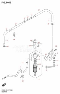 DF200AZ From 20003Z-710001 (E01 E40)  2017 drawing FUEL PUMP (DF200AT:E40)