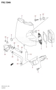 DF40 From 04001F-980001 (E01)  2009 drawing SILENCER (X,Y)